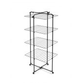 Brabantia HangOn suszarka na pranie Tower stojąca czarna 319303