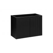 Comad Nova Black szafka 80x39x57 cm czarna NOVA BLACK D2 82-80-2D