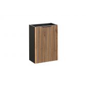 Comad Xilo szafka 40x22 cm podumywalkowa wisząca czarny/dąb XILOBLACKWOTAN82-40-D-1D