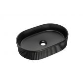 Comad umywalka 48x32,5 cm owalna nablatowa czarna BEYOND 5 BLACK ( E-6564 )