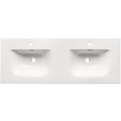 Comad Sky umywalka 121x46 cm wpuszczana prostokątna biały połysk SKY120D-8099