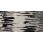 Ceramstic Metalico Waves Silver dekor ścienny 60x30 cm STR srebrny połysk