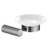 Cersanit Zen mydelniczka ścienna czarna-gun metal S951-896