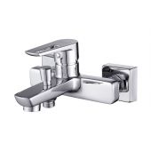 Cersanit Mille bateria wannowo-prysznicowa ścienna chrom S951-006