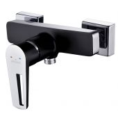 Cersanit Mille bateria prysznicowa ścienna czarna/chrom S951-034