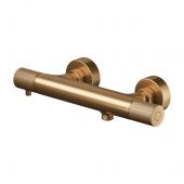 Cersanit Zen bateria prysznicowa ścienna termostatyczna miedź szczotkowana S951-800