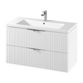 Cersanit Tirso umywalka z szafką 100 cm białą S801-542
