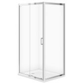 Cersanit Arteco kabina prysznicowa 100x80 cm chrom/szkło przezroczyste S157-011