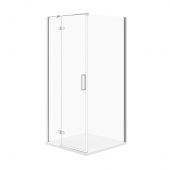 Cersanit Jota kabina prysznicowa 90x90 cm kwadratowa lewa chrom/szkło przezroczyste S160-001