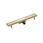 Cersanit Tako odpływ prysznicowy 70 cm złoty szczotkowany S204-055