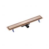 Cersanit Tako odpływ prysznicowy 70 cm miedź szczotkowana S204-059