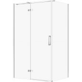 Cersanit City kabina prysznicowa 120x90 cm prostokątna lewa chrom połysk/szkło przezroczyste S584-089