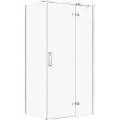 Cersanit City kabina prysznicowa 100x80 cm prostokątna prawa chrom połysk/szkło przezroczyste S584-094