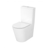 Cersanit Bonica kompakt WC z deską wolnoopadającą ze spłukiwaniem wirowym biały K3028-001