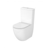 Cersanit Remo kompakt WC z deską wolnoopadającą ze spłukiwaniem wirowym biały K3030-001