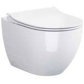 Cersanit Zen miska WC Clean On z deską wolnoopadającą Slim zestaw biały S701-428