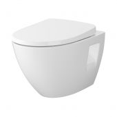 Cersanit Moduo Plus zestaw miska WC wisząca z deską Slim wrap biały S701-725