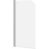 Cersanit Easy New parawan nawannowy 70 cm jednoskrzydłowy chrom/szkło przezroczyste S301-289