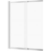 Cersanit Larga parawan nawannowy 115 cm dwuskrzydłowy szkło przezroczyste/chrom S932-141