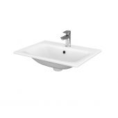 Cersanit Moduo umywalka 60x45 cm prostokątna wpuszczana biały połysk K116-043