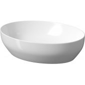 Cersanit Larga umywalka 50x38 cm nablatowa owalna biała K677-002