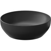 Cersanit Larga umywalka 38 cm nablatowa okrągła antracyt mat K677-019