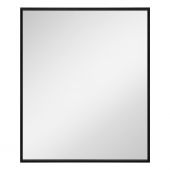 Dubiel Vitrum One lustro 50x60 cm prostokątne czarny