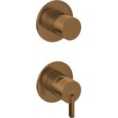 Deante Silia bateria wannowo-prysznicowa podtynkowa brąz szczotkowany BQS_C44P