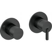 Deante Silia bateria wannowo-prysznicowa podtynkowa czarna BQS_N46P