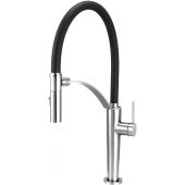 Deante Corda bateria kuchenna stojąca chrom-czarna BRC_072M