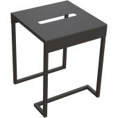 Deante Mokko taboret łazienkowy czarny mat ADMN51T
