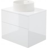 Deante Prizma umywalka z szafką i blatem 60 cm białą SD6B6SAU4B