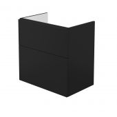 Deante Tubo szafka 60x38,5x60 cm podumywalkowa wisząca czarna STU_NU61