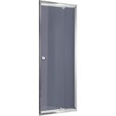 Deante Zoom drzwi prysznicowe 90 cm wnękowe chrom/szkło grafitowe KDZ411D