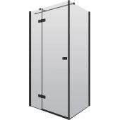 Deante Arnika kabina prysznicowa 100x80 cm prostokątna czarny/szkło przezroczyste KQA046P