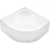 Deante Deep brodzik 90x90 cm półokrągły biały KTD041B