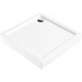 Deante Jasmin Plus brodzik 80x80 cm kwadratowy biały KTJ042B