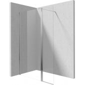 Deante Kerria Plus ścianka prysznicowa 40 cm ruchoma chrom/szkło przezroczyste KTSX072P