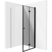 Deante Kerria Plus Nero drzwi prysznicowe 90 cm czarny/szkło przezroczyste KTSXN41P