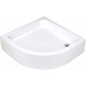 Deante Plus II brodzik 90x90 cm półokrągły biały KTU031B