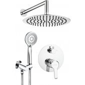 Deante Arnika zestaw prysznicowy podtynkowy z deszczownicą chrom NAC_09QP