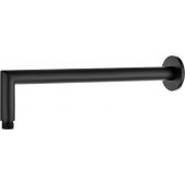Deante Cascada Nero ramię deszczownicy 32,5 cm ścienne czarny mat NACN47K