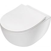 Deante Peonia miska WC wisząca z deską wolnoopadającą biały połysk CDED6ZPW