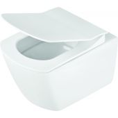 Deante Anemon miska WC z deską wolnoopadającą wisząca bez kołnierza biały CDZD6ZPW
