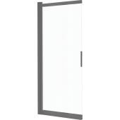 Deante Prizma parawan nawannowy 91,8 cm 1-częściowy titanium mat/szkło przezroczyste KTJ_D73R