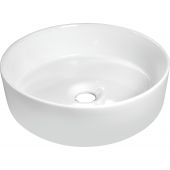 Deante Silia umywalka 36 cm nablatowa okrągła biała CDL6U4S