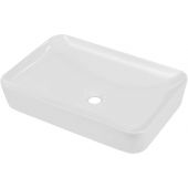 Outlet - Deante Tess umywalka 59,7x39,6 cm nablatowa prostokątna biała CDS6U6S