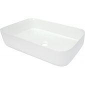 Deante Hiacynt umywalka 50x36 cm nablatowa prostokątna biała CDY6U5S