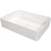 Deante Square umywalka 50,5x35,5 cm prostokątna nablatowa biała CGS_6U5S