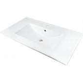 Deante Tubo umywalka 81,5x47 cm prostokątna meblowa biała CTU_648M